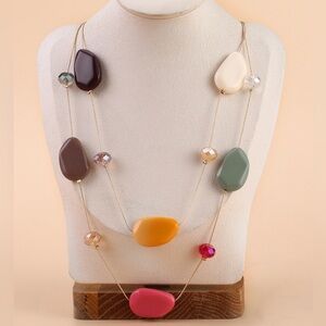 Multicolor Stone Necklace